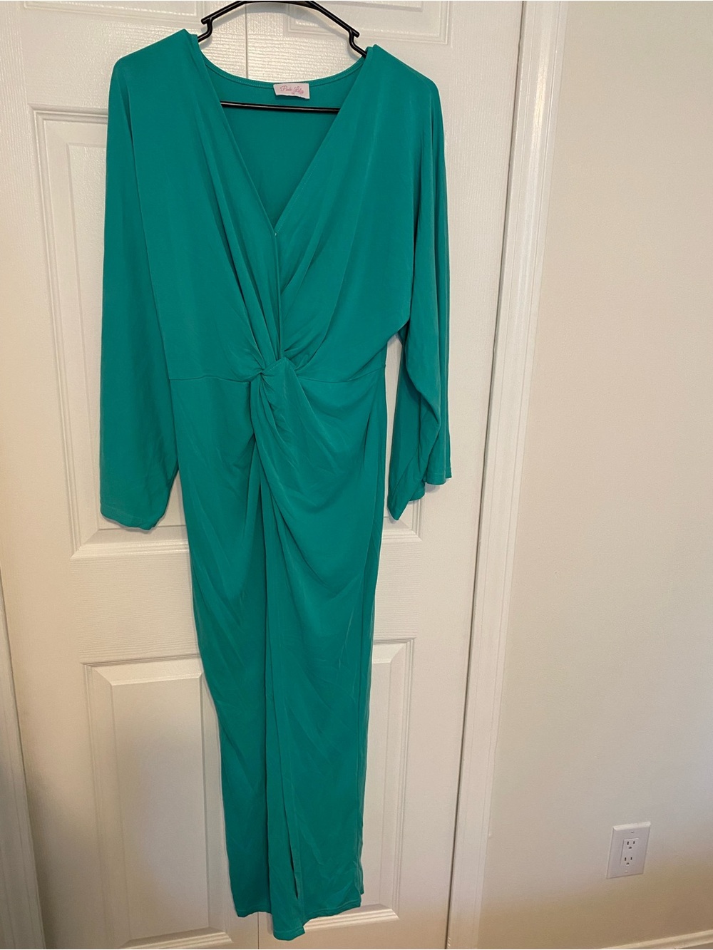 Pink Lily Teal Dress